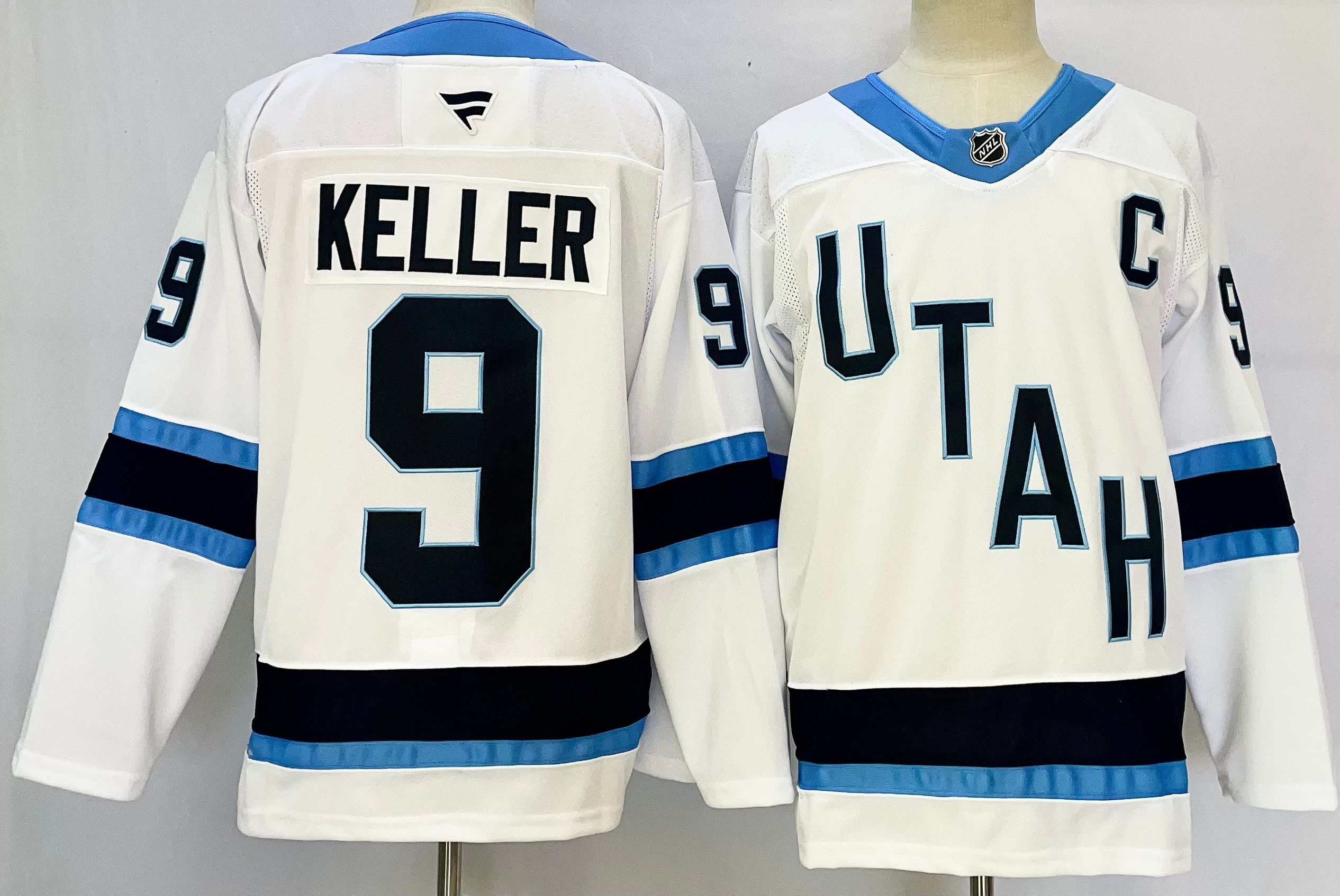 Men Utah Hockey Club #9 Keller White 2025 Home Premier Player NHL Jersey style 1->more nhl jerseys->NHL Jersey